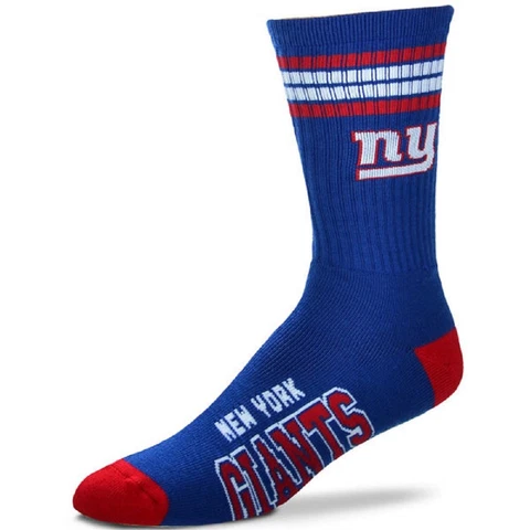 New York Giants NFL FBF Youth Sized Kids 4 Stripe Deuce Socks Cover