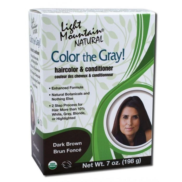 Light Mountain Color the Gray! Dark Brown 7 oz Box - Image 1 of 1