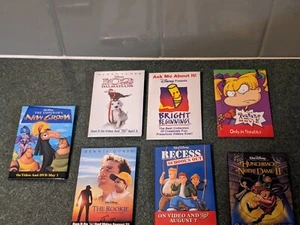 VTG 90s Movie Pin Lot Of 7 Emperor's New Groove 102 Dalmatians Rugrats Stocking - Picture 1 of 9