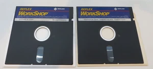 5.25" Floppy Disk REFLEX WORKSHOP Templates vintage 1986 Borland Computer Discs - Afbeelding 1 van 3
