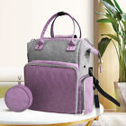 Oxford Backpack Portable Storage Crochet Hook Needles Shoulde Bags Purple