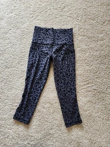 ATHLETA XXSP Leopard Elation Ultra High Rise Tight Leggings | Anthracite Grey - Picture 1 of 8