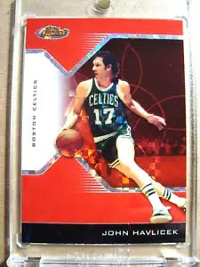 2004-05 John Havlicek Topps Finest Red Xfractor /99 SP HOF como nuevo 🙂 - Imagen 1 de 2