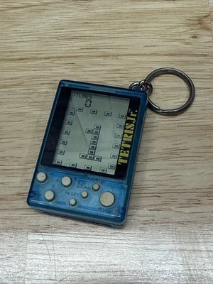 Llavero de Bolsillo Squaresoft Tetris Jr Portátil Electrónico LCD Juego Planeta Azul Foto 1 de 4