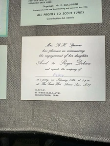 1960s North London Scouts Ephemera Lot 1964 Dance Tickets Bond Draw Cards - Foto 1 di 4