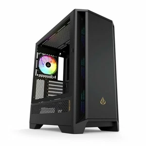 ATX Semi-Tower Gehäuse Forgeon Mithril Schwarz - Photo 1/1