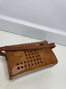 case only!! KOWA Transistor Radio or Camera brown leather case- JAPAN - Picture 1 of 10