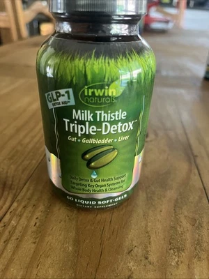 Irwin Naturals Cardo Mariano Triple-Detox 60 Cápsulas Blandas Líquidas Foto 1 de 3