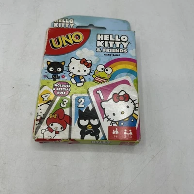 Hello Kitty & Friends UNO Card Game 2017 Sanrio ALL  112 Cards W/ Instructions - Image 1 of 4