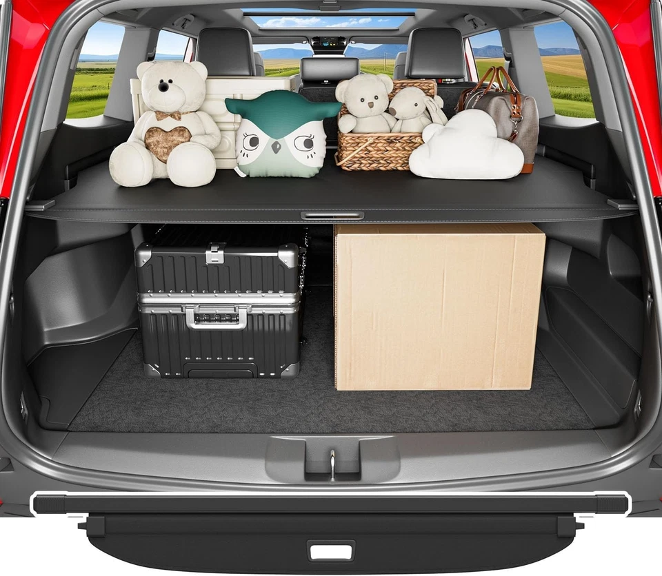 For 2025 Toyota 4Runner Cargo Cover Retractable Trunk Cover Security Shield Foto 1 de 4