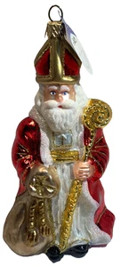 Bronner's CHRISTmas Wonderland Glas Ornament, Nikolaus, Polen - Bild 1 von 13