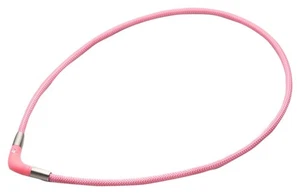phiten Phiten Necklace RAKUWA Magnetic Titanium Necklace V Type Pink 45cm S 94 - Picture 1 of 6