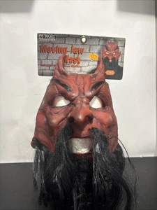 Vintage Teufel Gummi Latex Halloween Maske Made In 2006 Neu - Bild 1 von 6