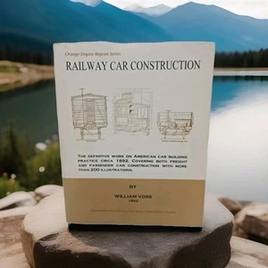 Railway Car Construction: American Car Building 200 Illustrations 1892 reprint - Picture 1 of 10