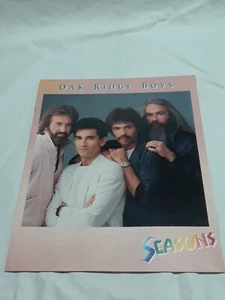 The Oak Ridge Boys Seasons 1986 Concert Program Country Music Vocal - Picture 1 of 8