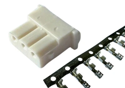 Juego de 50 conectores de teléfono inalámbrico con batería de 3 pines 5264 2,5 mm Foto 1 de 4