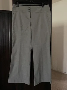 The Limited Drew Fit Flare Leg Gray Dress Pants Size 10S (A5) - Picture 1 of 5