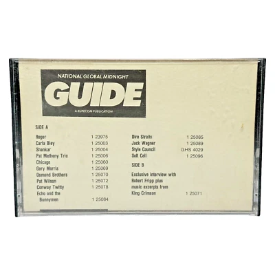 Warner Bros April 1984 Guide Promo Echo & the Bunnymen Dire Straits Soft Cell - Image 1 of 4