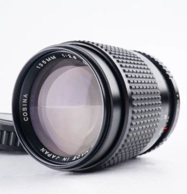 EX+++++ COSINA 135mm F/2.8 MC Telephoto MF Lens for Pentax K From JAPAN - Image 1 of 4