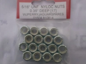 5/16" UNF  NYLOC NUTS X 17 - Picture 1 of 1