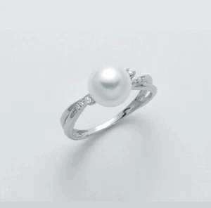 anello Miluna perle e brillanti in oro 18kt - Picture 1 of 7