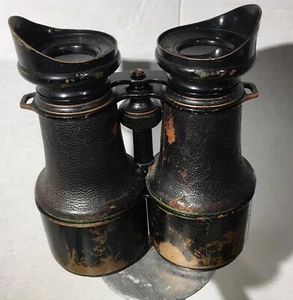 French  C1880-1890s) Made By IRIS PILOTE Navel  TELESCOPING Binoculars - Picture 1 of 10