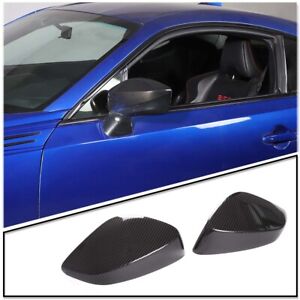 For Toyota GT86 Subaru BRZ FR-S 12-20 ABS Carbon Fiber Side Mirror Cover Cap AU