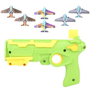 Airplane Launcher Toy Catapult Bubble Airplane Shooting Game For Birthday Gifts - Picture 1 of 10