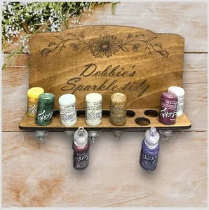 Personalised Stickles Glitter Glue Holder stand Rangers glitter glue Ranger glue - Picture 1 of 4