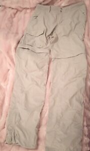 Columbia Omni-Shade Sun Protection Khaki Nylon Outdoor Pants Women's  Size 2