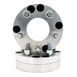 4x4.5 / 4x114.3 to 5x115 US Made 2pc Wheel Adapters 12x1.5 studs 1.75" Thick x 2 - Picture 1 of 5