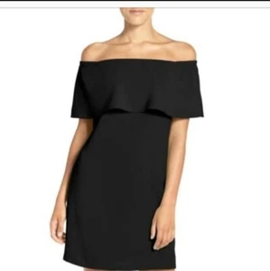 Charles Henry | Women's Off The Shoulder Black Dress Size Small - Picture 1 of 5