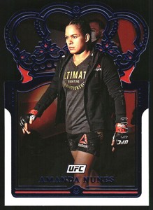 2022 Panini Chronicles UFC Blue #112 Amanda Nunes Crown Royale /99
