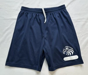 A4 Youth Size L Polyester Mesh Tricot Shorts With Eagle Print - Picture 1 of 6