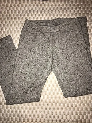 Pantalones de trabajo Worth lana/seda carrera Petite 2 puños gris $448 Foto 1 de 4