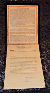 Motorcycle Triumph U.S. Guarantee Original & Johnson MTR Owner Letter - Picture 1 of 10