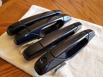 Manijas de puerta Chevy Silverado GMC Sierra Yukon Tahoe 2007-2013 OE Deep Indigo GWC Foto 1 de 4