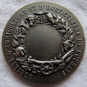 Médaille argent Société d'Agriculture d'Horticulture Louhans Lagrange et Caqué - Picture 1 of 5