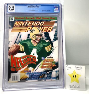 Nintendo Power 102 1997 Magazine #102 NFL Club 98 Farve CGC 9.2 TOP POP N64 - Imagen 1 de 4