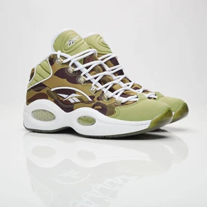 BAPE x Reebok Question Mid Camo BD4232 Men Size US 7.5 NEW 🚚✅ - Picture 1 of 5