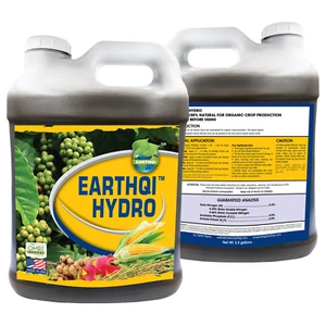 Liquid Fertilizer EarthQI Hydro, 5 Gallon Case with 2 x 2.5 Gallon Bottle - Picture 1 of 3