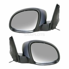 Set Of 2 Power Door Mirror Manual Folding Heated Fits 2009-18 Volkswagen Tiguan