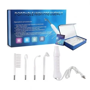 High Frequency Facial Skin Care Wand Machine Anti-aging Acne Hair Treatment Set - Picture 1 of 22