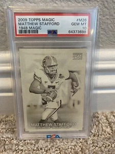 2009 topps magic 1948 magic matthew stafford psa 10 - Picture 1 of 1