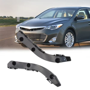 Front Bumper Bracket Black Support Left Right For 2011-2012 Toyota Avalon 3.5L - Picture 1 of 6