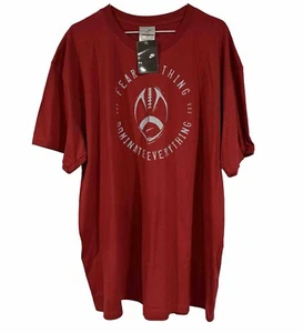 Nike Fear Nothing Dominate Everything rot grau Swoosh Fußballtrikot Herren XXL - Bild 1 von 5