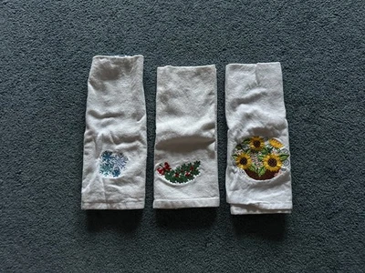 Toallas de té de cocina blancas de temporada primavera/invierno sin marca Foto 1 de 2