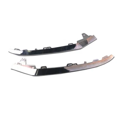 For Mercedes-Benz E350 E400 E550 Left+Right Front Bumper Chrome Trim Molding Foto 1 de 4