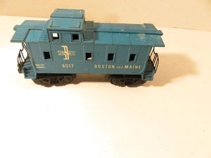 LIONEL POST-WAR TRAINS 6017  BOSTON & MAINE CABOOSE- GOOD- 0/027- S31OO - Picture 1 of 5