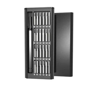 Juego de destornilladores magnéticos 25 en 1 precisión mini bolsillo pequeña reparación para teléfono PC - Imagen 1 de 11